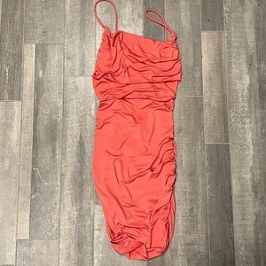 Coral Mini Dress